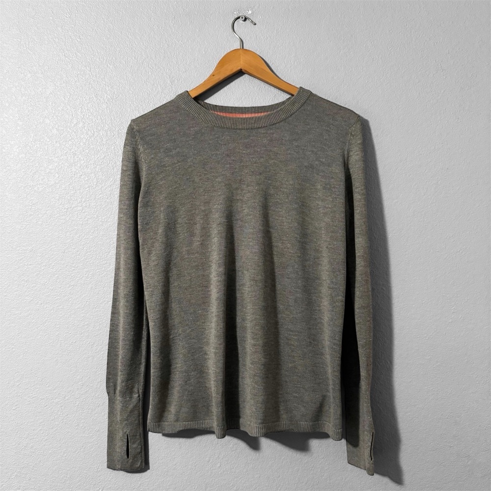 lululemon 🍋 athletica Gray Crew Neck Sweater - Picture 15 of 16